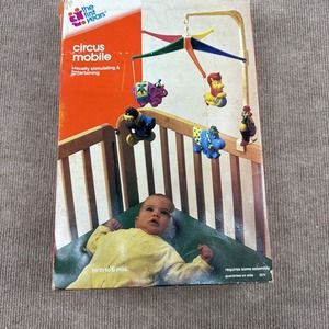 Vintage Baby Mobile‎ The First Years Circus Plastic Missing Pieces